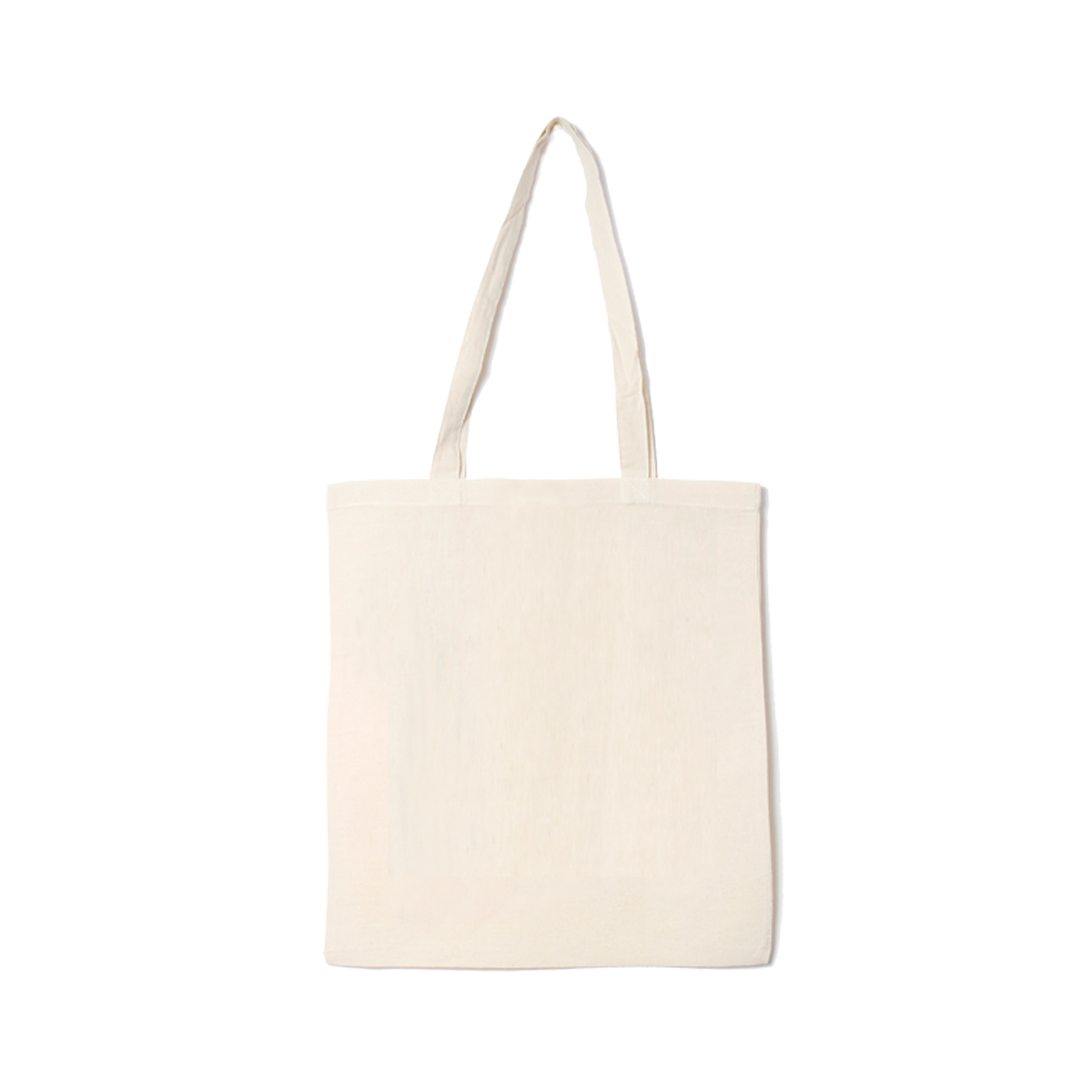 Tote bag premium en coton biologique écru personnalisable, sac cabas écologique