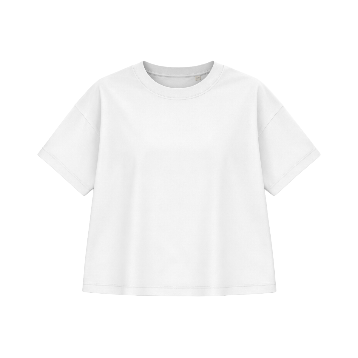 T-shirt Oversize Femme Blanc| Personnalisable - PopArt